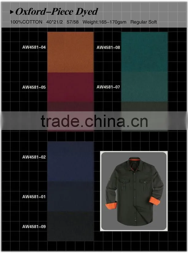 dark color long sleeve mans shirts oxford shirts