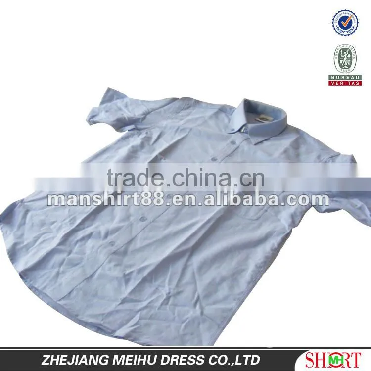 2016 mens double-needle sewing button down oxford shirt