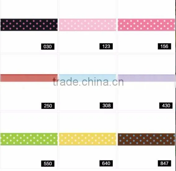 hi-ana ribbon 172 Factory Supply Wholesale Heart-shaped Print Satin Ribbon