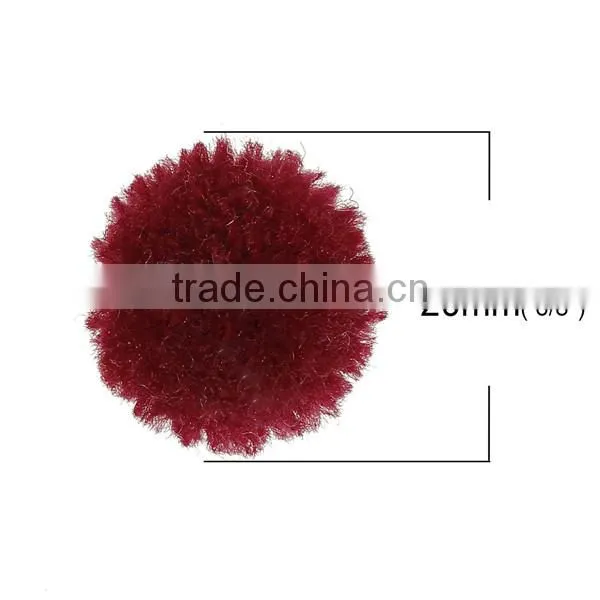 Cheap Wholesale Round 20mm Cashmere Pom Pom Balls DIY Craft Decoration