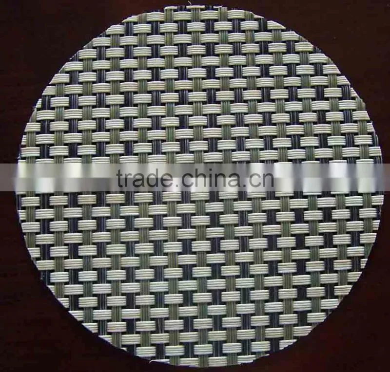 PVC coated polyester mesh fabric for chair coverings