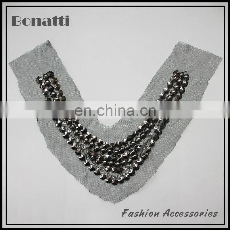 Beautiful beads tube to decorate clothes neckline