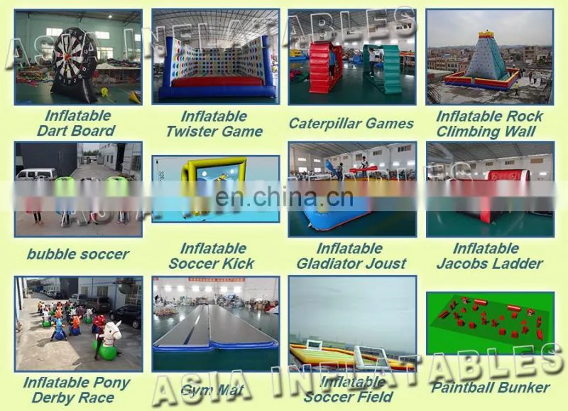 Factory Sale Round Track Inflatable Fun Obstacle Courses For Adults Sport Games