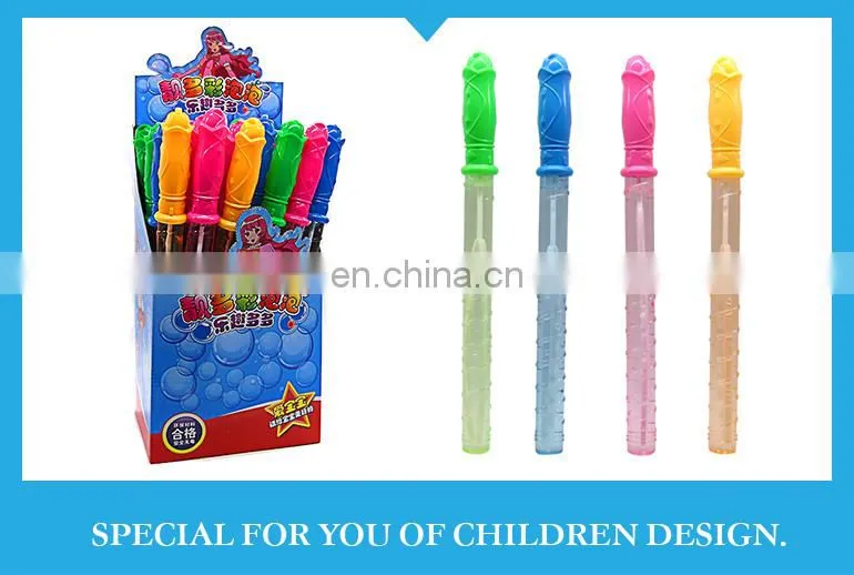 China toys kids outdoor toys bubble wand 28Cm blowing bubbles for wholesale