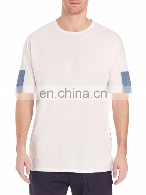 new arrivals cotton plain t shirt loose fitted men short sleeve t shrits