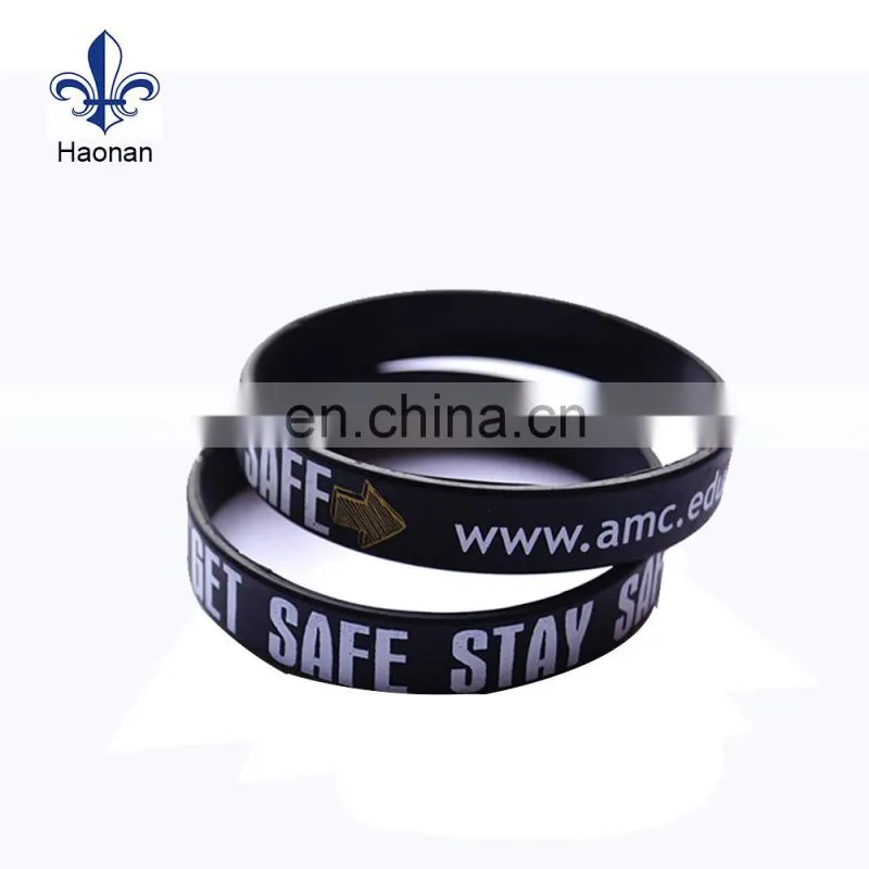 factory silicone bracelet,colorful custom silicone band