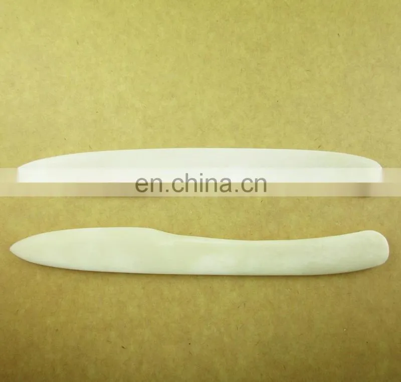 7 inches pointed bone folder bone tools paper creaser