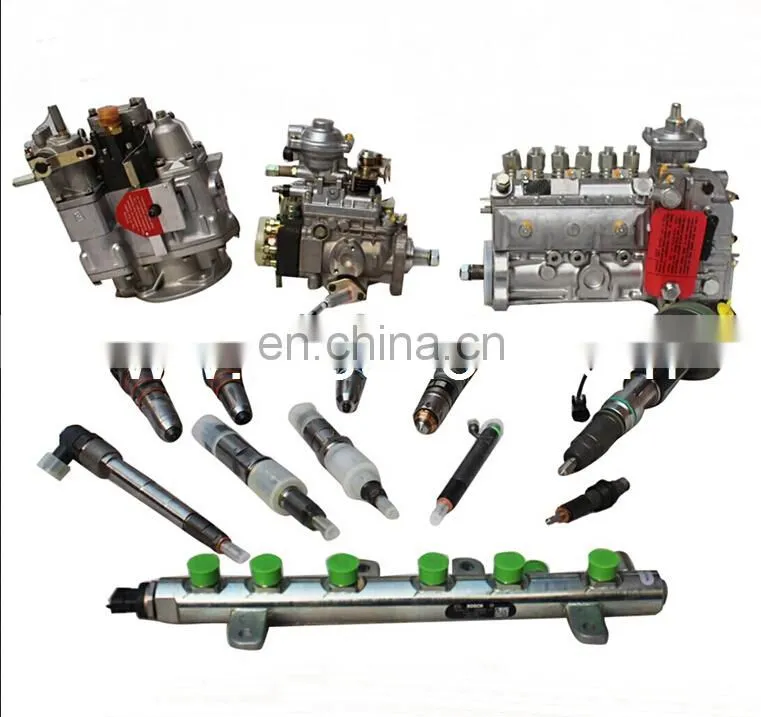 Excavator PC300-8 diesel engine parts common rail fuel injector 0445120236 5263308