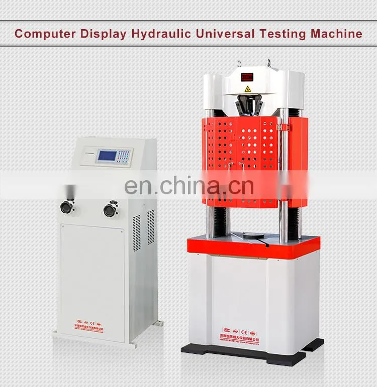 Professional Steel Tensile Hydraulic Press Testing Machine