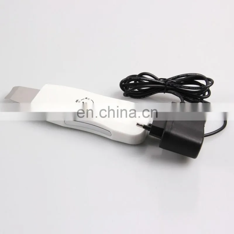 2018 deep clean facial skin scraper electric ultrasonic skin scrubber for beauty whitening facial machine