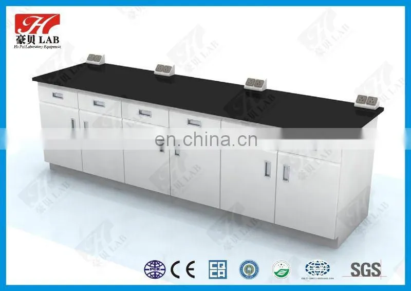 stainless steel laboratory furniture fume hood and lab island bench for work