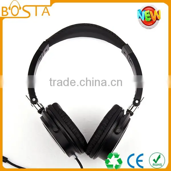Manufacturing professional wholesale top selling stereo fancy professional headphones headsets