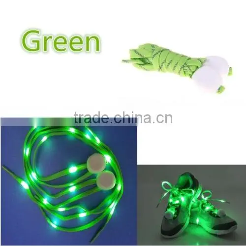 LED Shoelaces Light up Flashing Shoe Laces or Fluorescence Shoelaces Rave Party