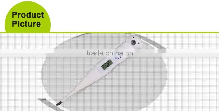 hot sell Flexible animal cartoon kids digital thermometer with CE ROHS ISO EMC