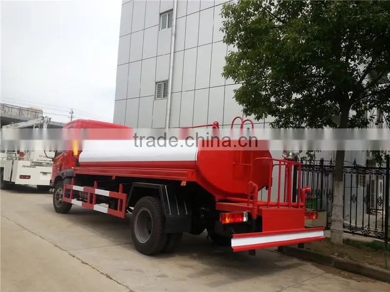 10000 liter FAW water tank vehicle