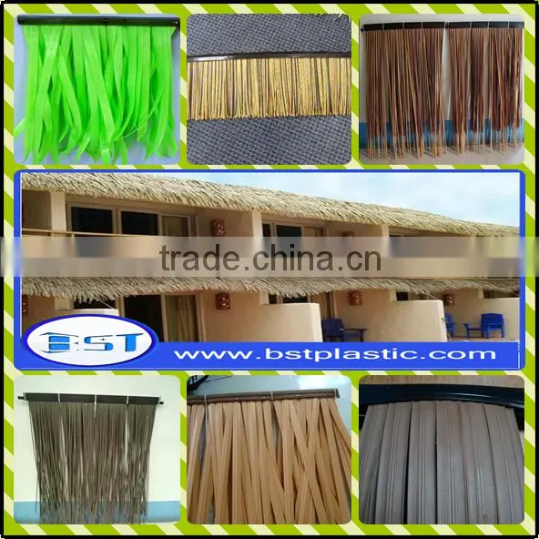 Popular Durable plastic thatch roof