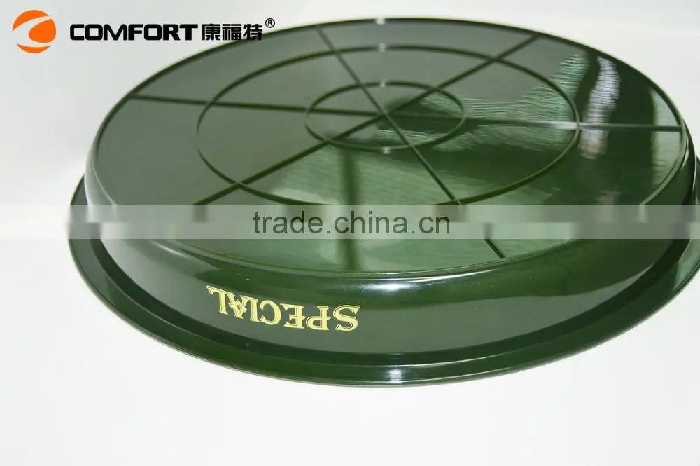 hard designer plastic serving food tray