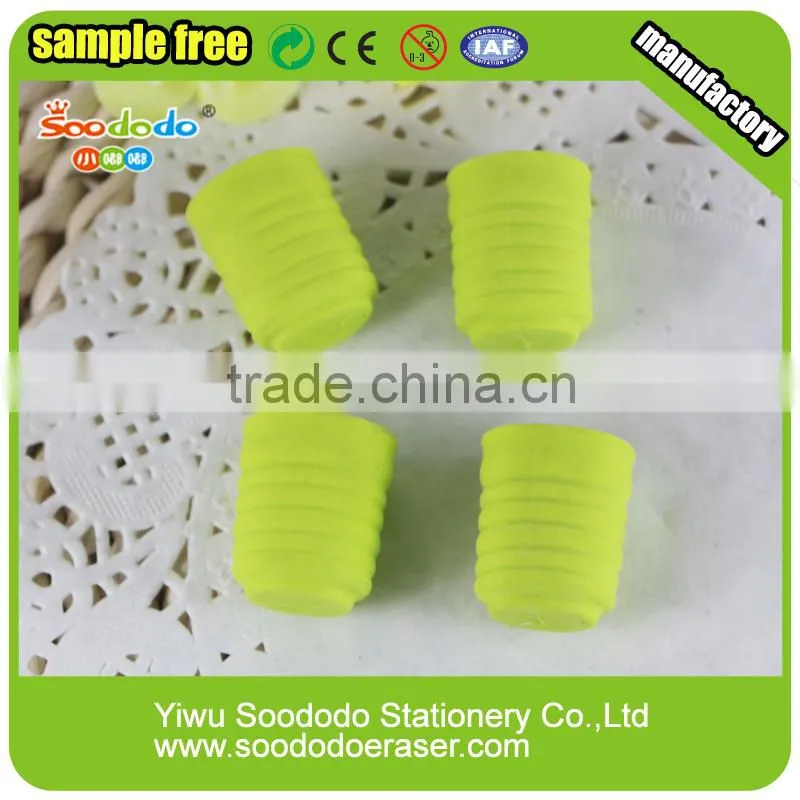 3d pvc rubber toy excavator eraser