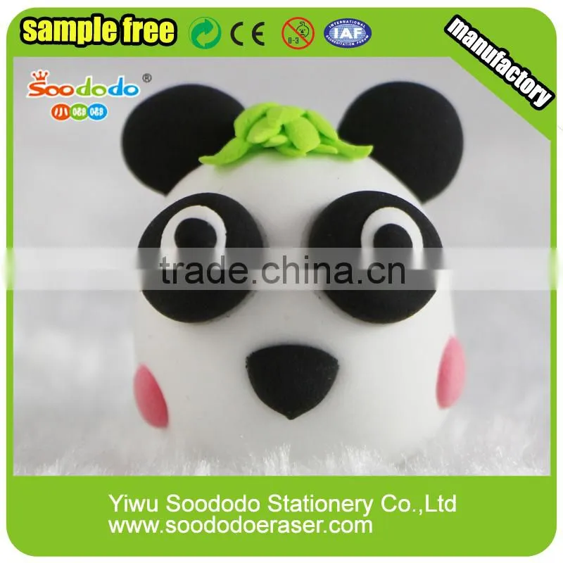 Funcy Clay eraser Animal shape pencil topper with eraser