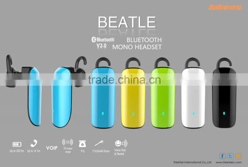 Top Selling Bluetooth Mono Headset for Mobile Phones Laptops and MP3 Player