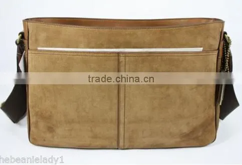 high quality leather messenger computer bags