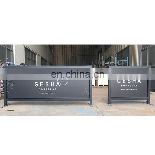 Portable Wind Breaker Advertising barrier crowd control stand