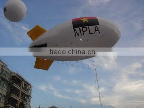 helium pvc inflatable blimp for display