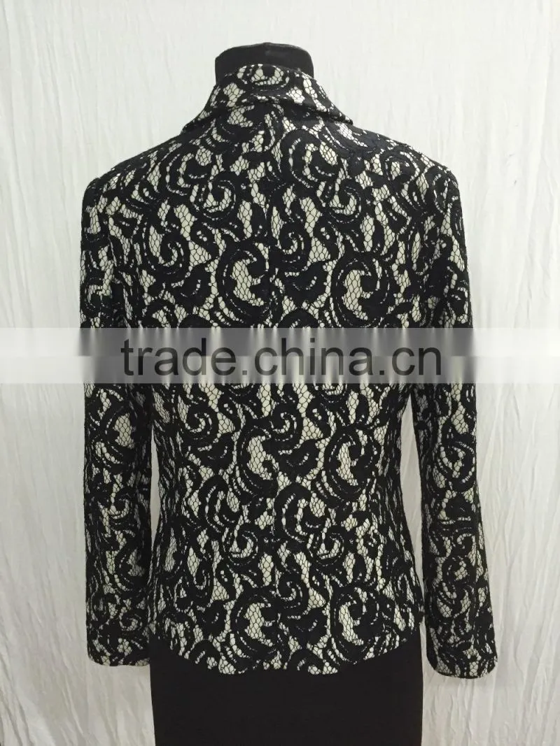 2015 new Embroidery fabric neck designs for casual women western dress