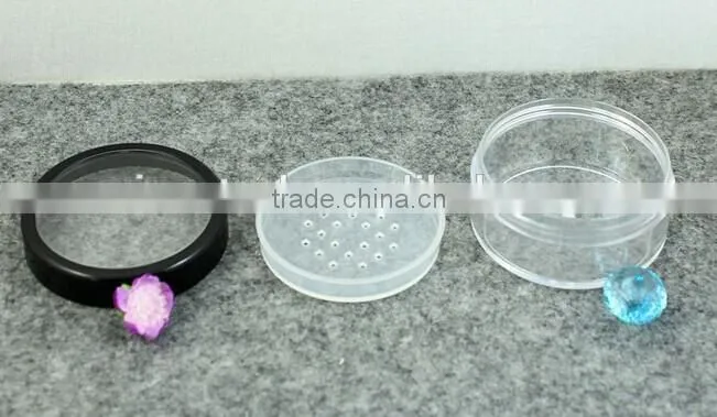loose powder jar with window lid,sifter jar