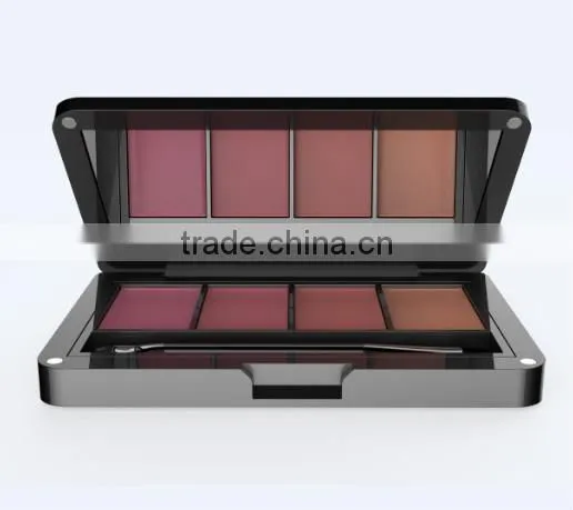 Square magnet compact case with mirror,makeup compressed powder case