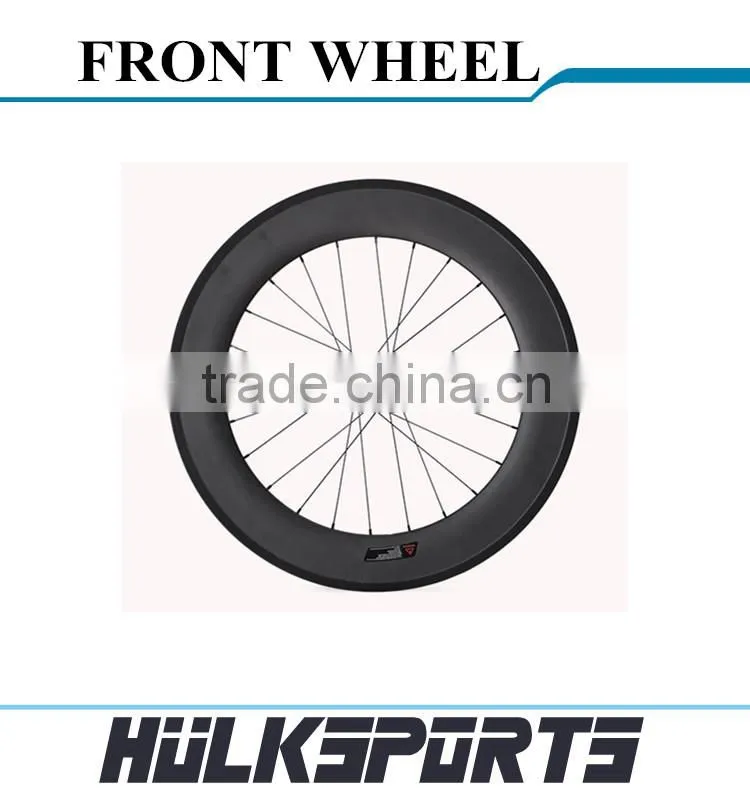 Disc Brake Road bicycle wheels wholesale 700c full carbon road bike Clincher wheelset 88mm carbon wheels with 25mm width