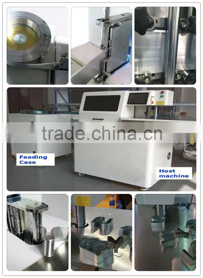 CE Metal Sheet Auto Channel Letter Bending Machine