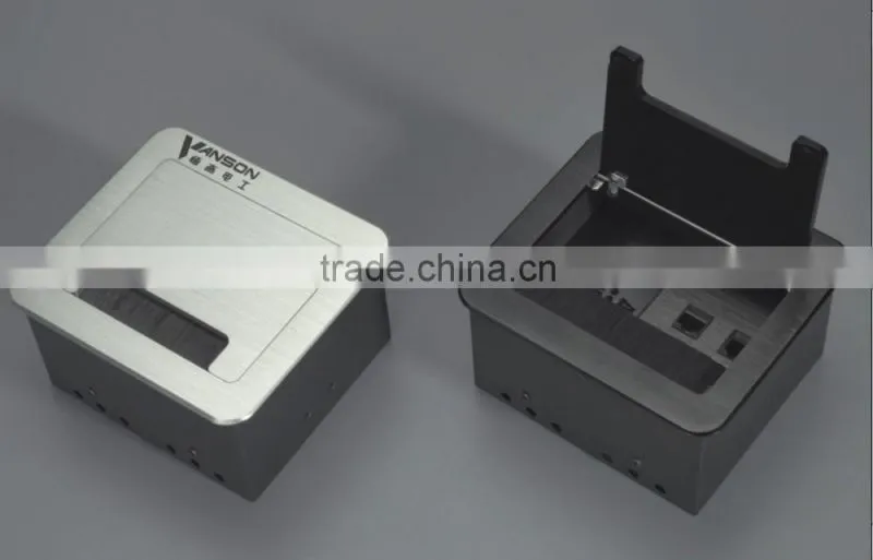 China Supplier Flip Up Socket Clamshell Table Multimedia Socket