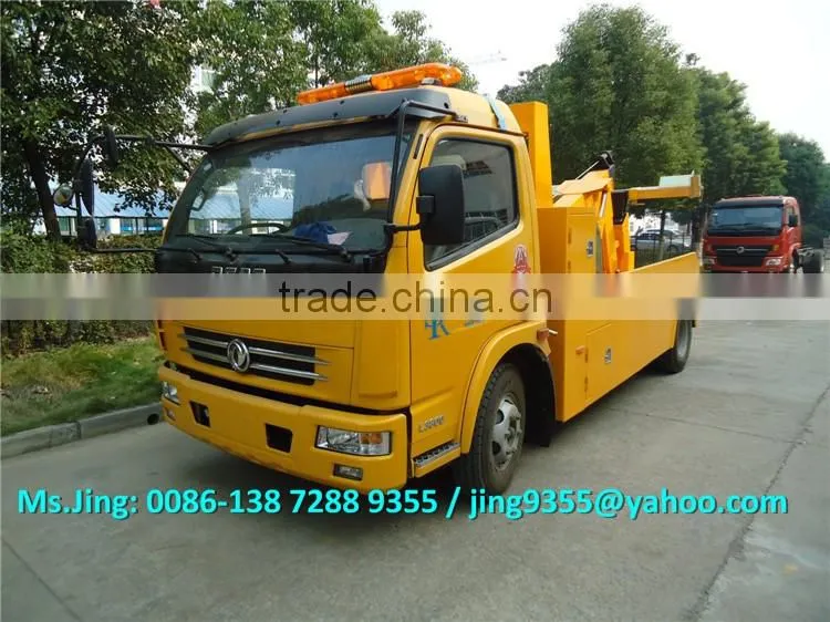 Famous Dongfeng 5 ton rotator tow truck,small wrecker tow truck on sale in Kyrgyzstan