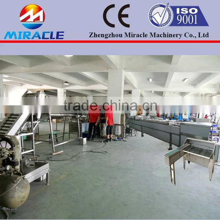 Full stainless steel Hard boiled chicken egg breaking machine