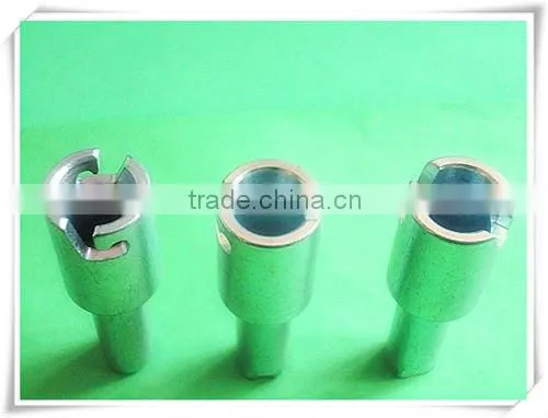 Supply the high -precision znic plated Iron turning shaft used for stirring mane