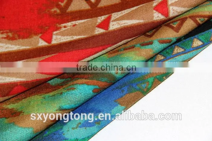 2014 fashion style printed rayon fabric