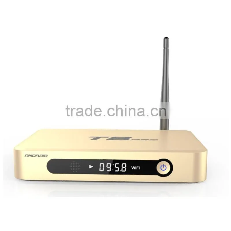 NEW Amlogic S812 Quad Core Google Android 5.1 quad core Tv Box T8 pro 2GB/8GB KODI 16.0 Metal tv box