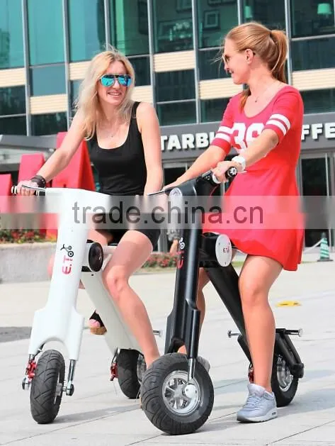 CE approved 350W / 500W motor ET Fashion Folding electric child bike