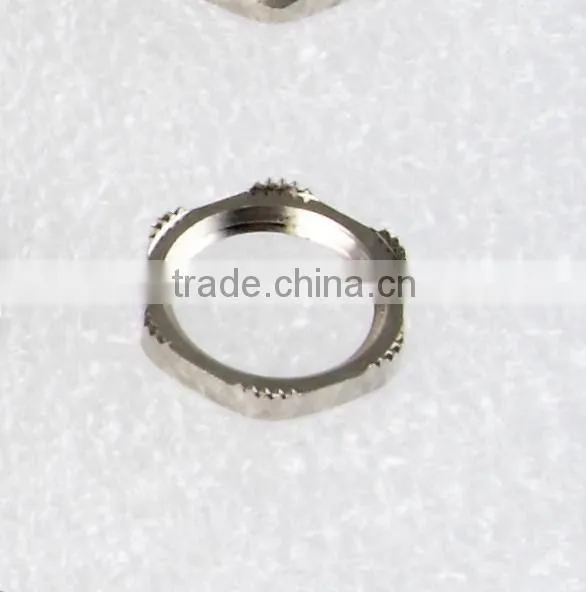 waterproof knurl connector nut