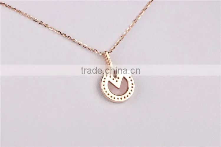 2015 new design pendant Christmas present thanks giving day beautiful silver pedant necklace with gemstone