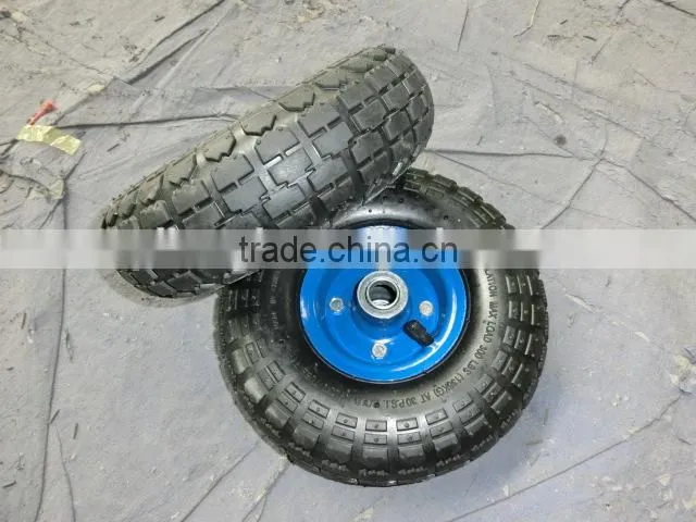 garden cart rubber wheel 10"x4.10/3.50-4 rubber tyre
