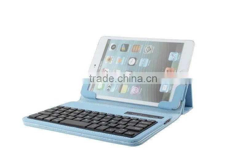 leather protective case for 7'' 8'' Universal Wireless Bluetooth Keyboard case