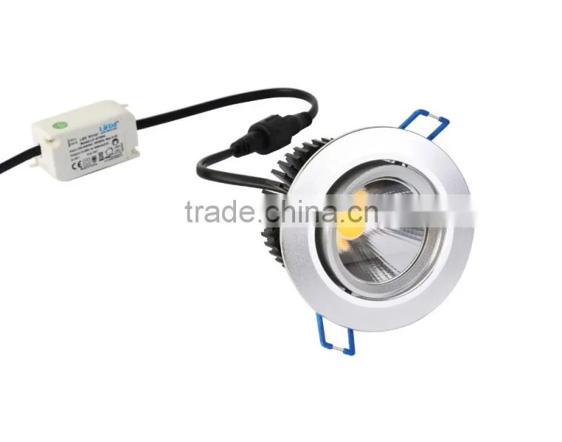 high quality 6w high powerful led round downlight