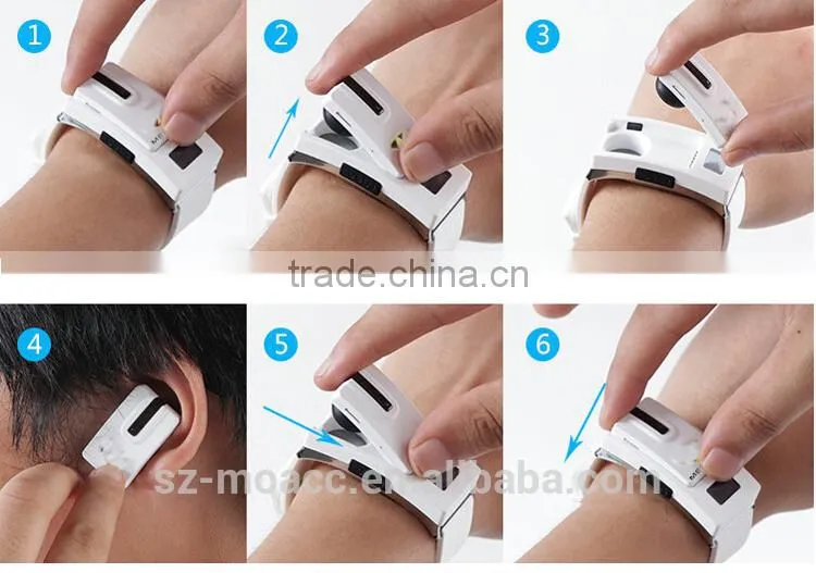 Bluetooth Wireless Headset Smart Watch ,android wrist watch with headset