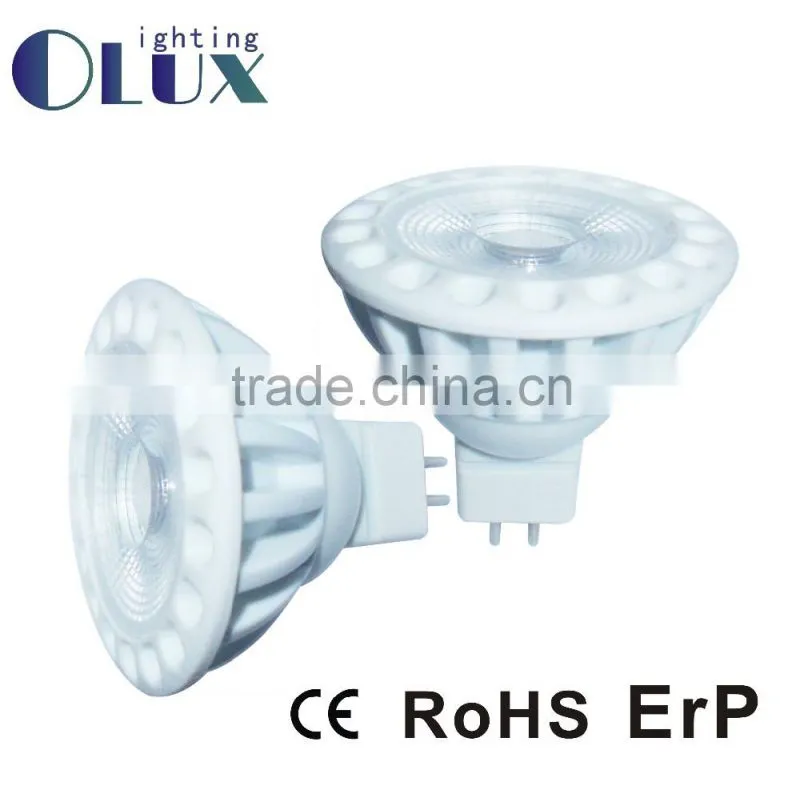 Aluminum plastic 12v Ra>80 5w Mr16 Cob Spot Led Lamps New Arrival plastic Housing Mr16 Cob Led Spotlight Bulb