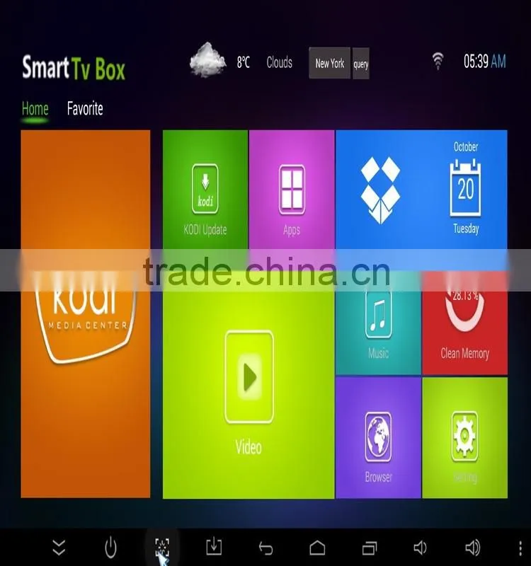 Wholesale Smart Android TV Box 2GB Ram Bluetooh Dual Wifi Full HD 4K Support