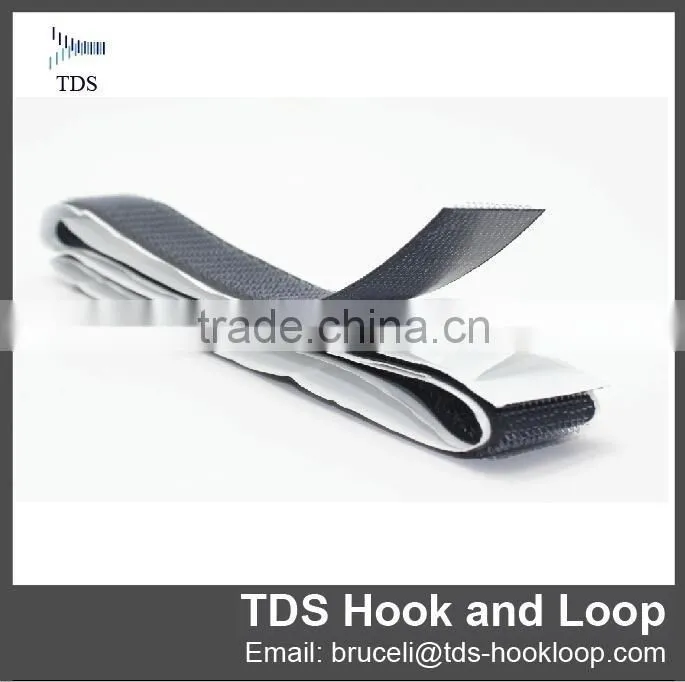 10-100mm nylon polyester self adhesive hook and loop