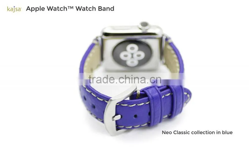 Original kajsa Neo Classic Collection Genuine Leather Watch Band Wrist Strap For 42MM Apple Watch MT-3967