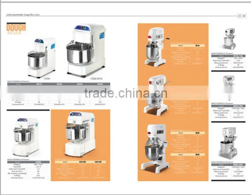 2016 hot sale white color food mixer machine(B20)